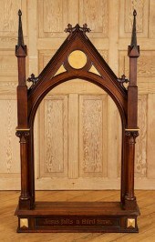 19TH CENTURY GOTHIC STYLE OAK