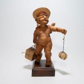 19TH CENTURY HAND CARVED WOODE