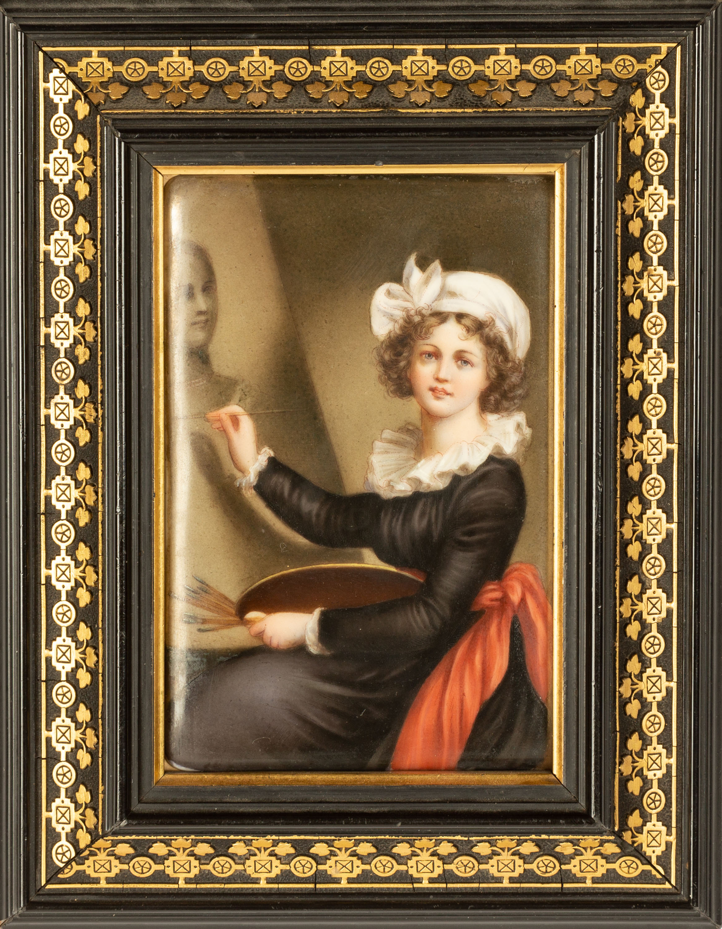 19TH CENTURY HAND PAINTED PORCELAIN