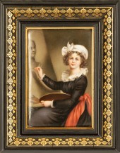 19TH CENTURY HAND PAINTED PORC