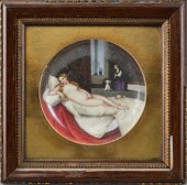 19TH CENTURY HAND-PAINTED PORC