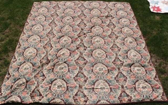 19TH CENTURY HAND SEWN POLYCHROME