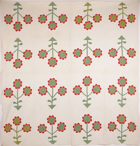 19TH CENTURY HAND STITCHED