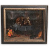 19TH CENTURY INTERIOR SCENE OI
