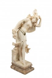 19TH CENTURY ITALIAN CARVED AL