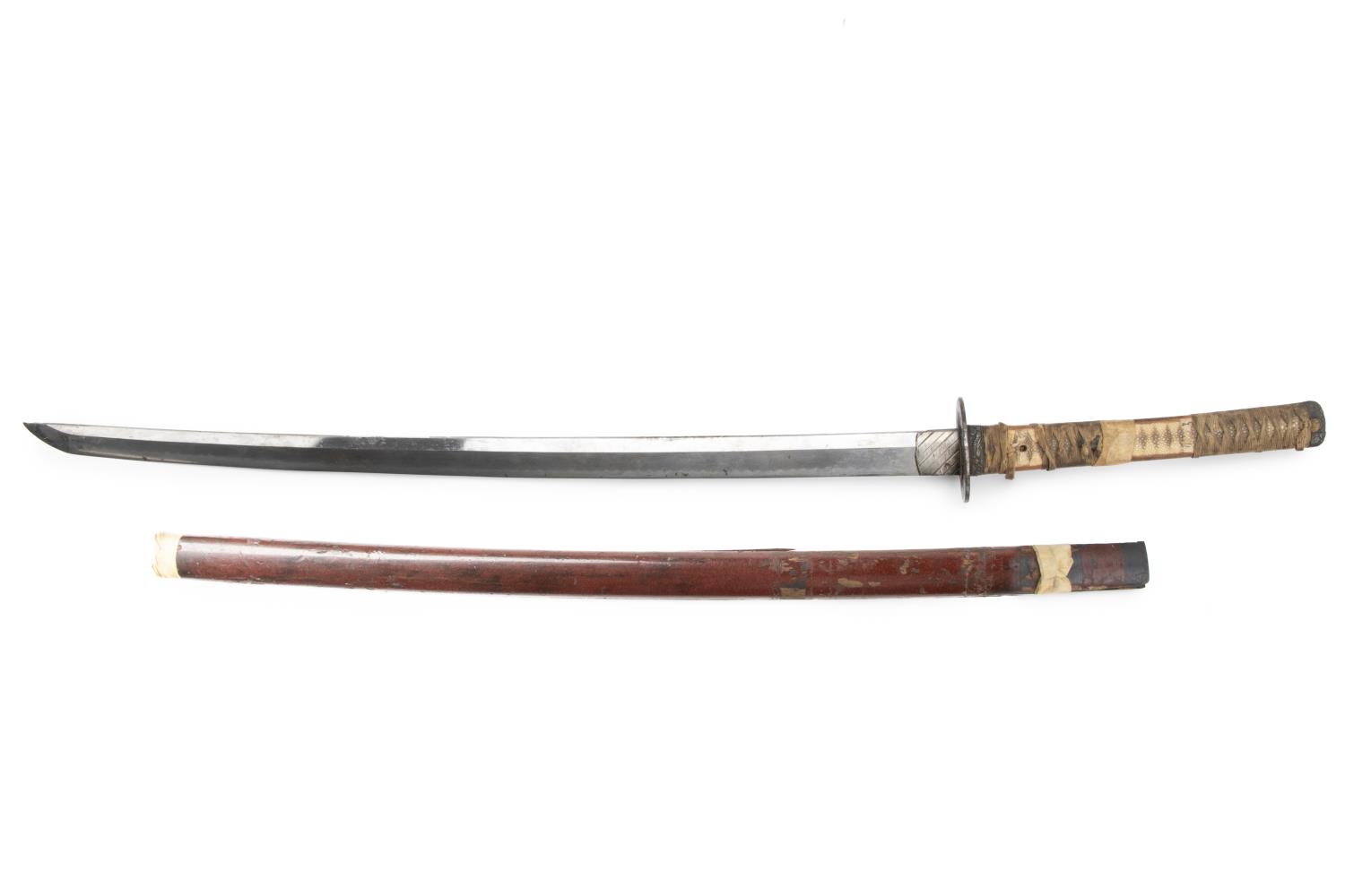 19TH CENTURY KATANA W/ HAND
