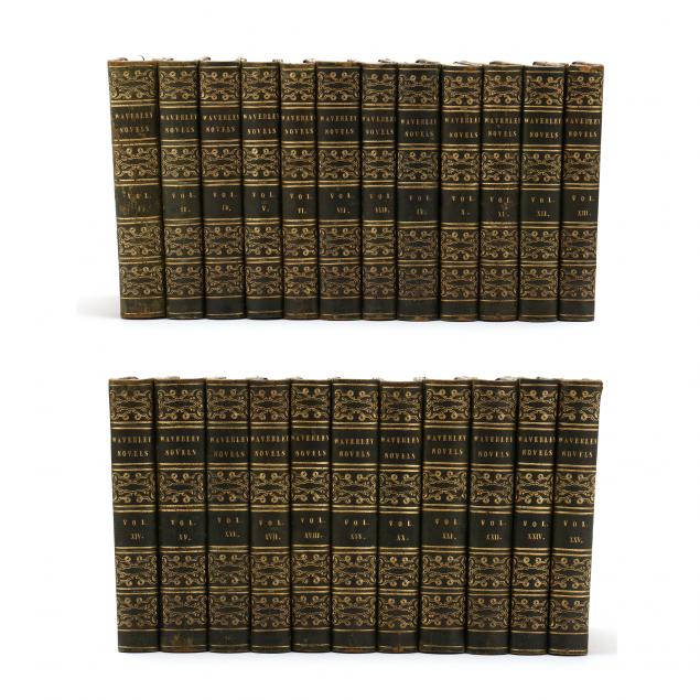 19TH CENTURY LEATHERBOUND WAVERLY