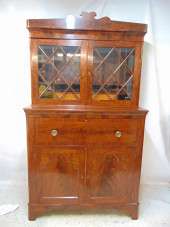 19TH CENTURY MAHOGANY SECRETAR