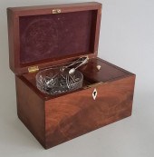 19TH CENTURY MAHOGANY SINGLE C