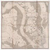 19th century map of Charleston