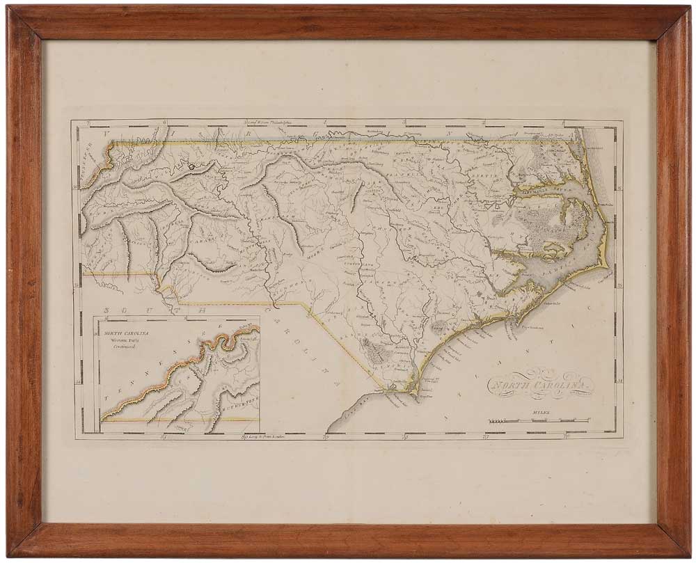 19th Century Map of North