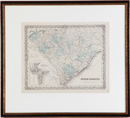 19th century maps of South Carolina