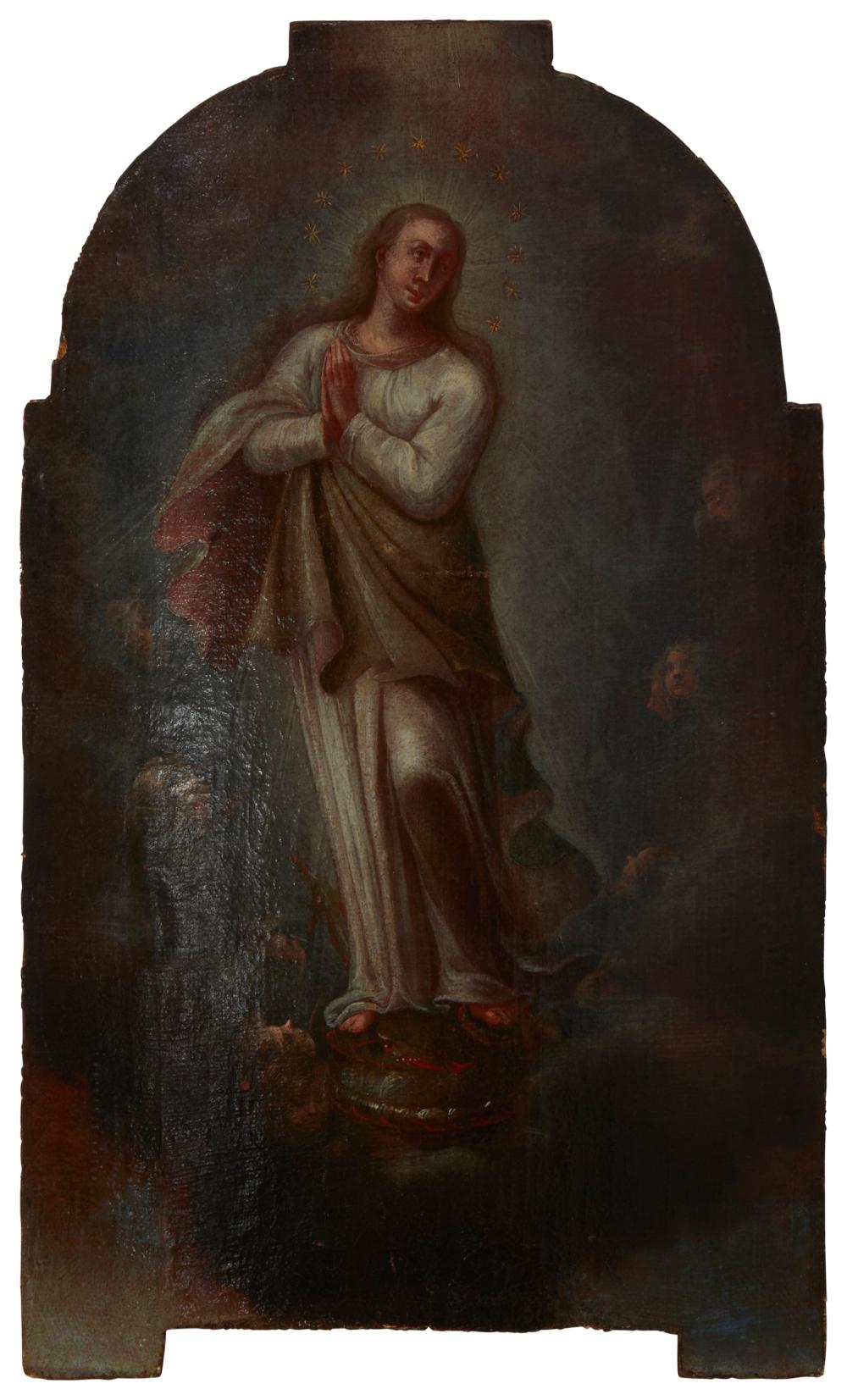 19TH CENTURY MEXICAN SCHOOL, VIRGEN