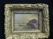 19th Century Miniature Oil on