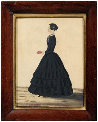 19th century miniature portrait,