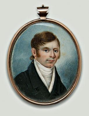 19th century miniature portrait,