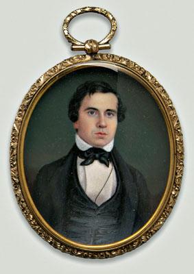 19th century miniature portrait,