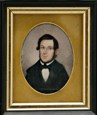 19th century miniature portrait,