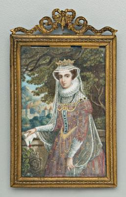 19th century miniature portrait,