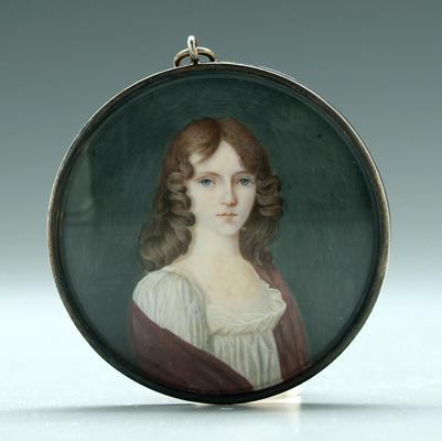 19th century miniature portrait,