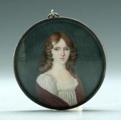 19th century miniature portrai