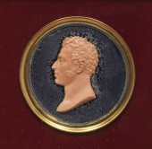 19TH CENTURY MINIATURE WAX POR