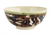 19TH CENTURY MOCHA BOWL 19th C
