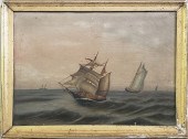 19TH CENTURY NAIVE MARITIME OI