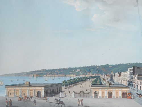 19TH CENTURY NEAPOLITAN GOUACHE19TH
