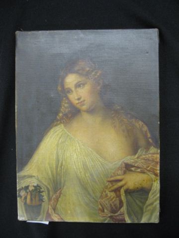 19th Century Oil of a Young