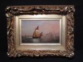 19th century oil on canvas mar