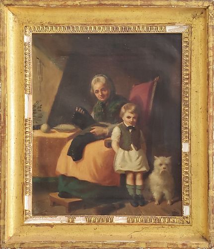 19TH CENTURY OIL ON CANVAS DUTCH