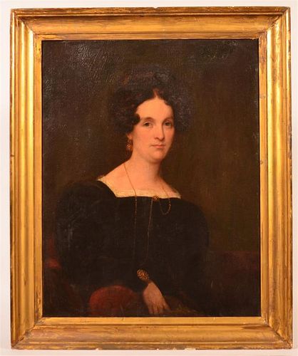 19TH CENTURY OIL ON CANVAS PORTRAIT