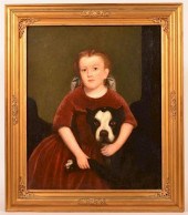 19TH CENTURY OIL ON CANVAS PAI