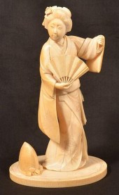 19TH CENTURY ORIENTAL CARVED F