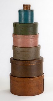 19TH CENTURY PAINTED PANTRY BO