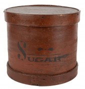 19TH CENTURY PAINTED SUGAR PAN
