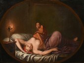 19TH CENTURY PAINTING OF EERIE