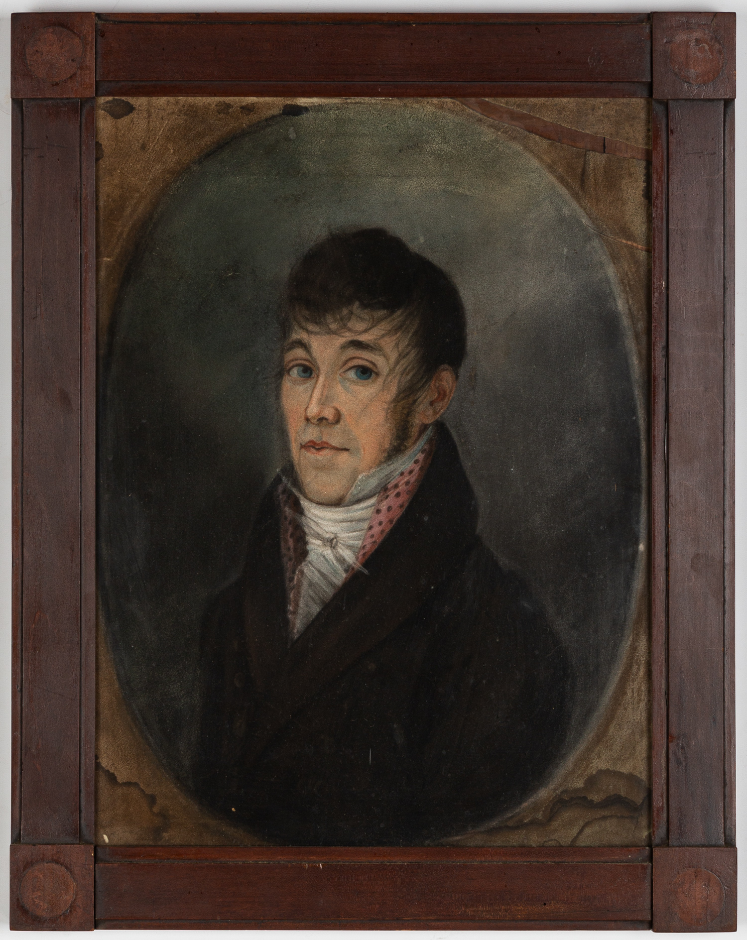 19TH CENTURY PASTEL PORTRAIT OF A