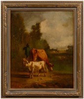 19th century pastoral painting