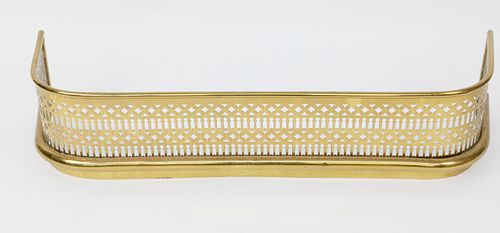 19TH CENTURY PIERCED BRASS
