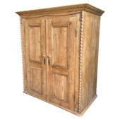 19TH CENTURY PINE ARMOIRE<br>A