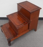 19TH CENTURY PINE BEDSIDE STEP