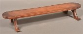 19TH CENTURY PINE PRAYER BENCH