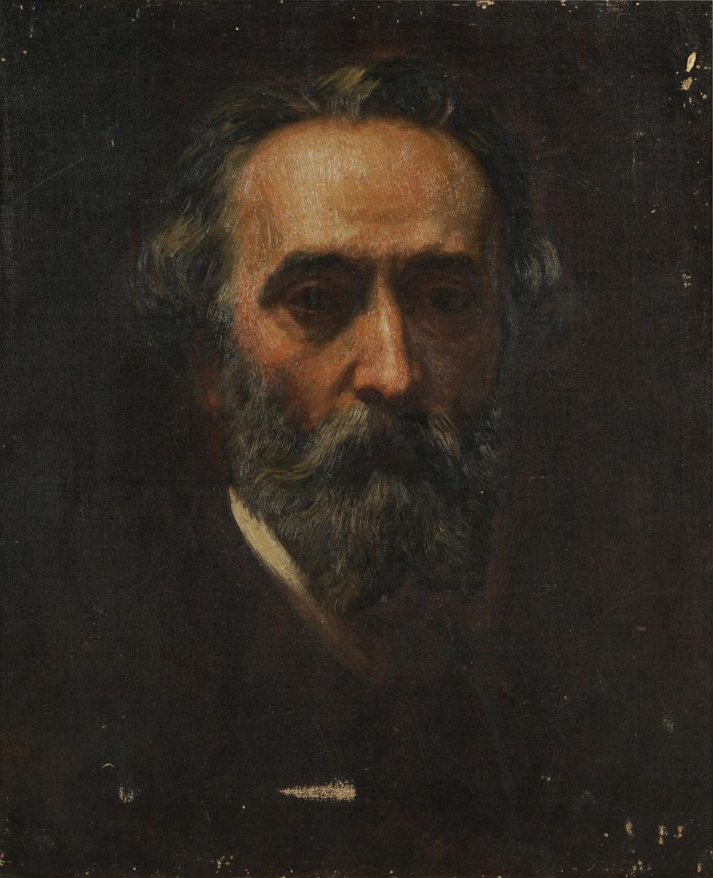 19TH CENTURY: PORTRAIT OF A BEARDED