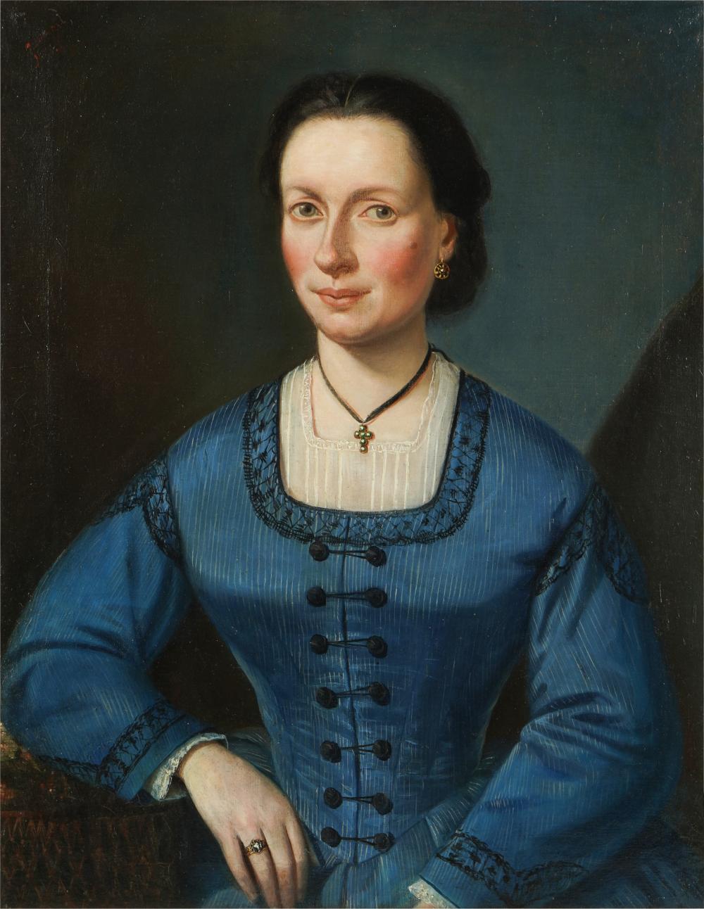 19TH CENTURY: PORTRAIT OF A WOMAN