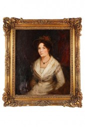 19TH CENTURY: PORTRAIT OF A WO