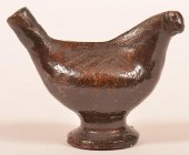 19TH CENTURY REDWARE BIRD FORM