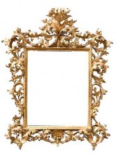 19TH CENTURY ROCOCO WALL MIRRO
