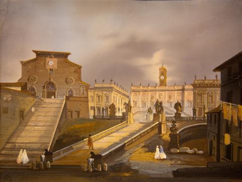 (19TH CENTURY) ROME-SANTA MARIA ARA